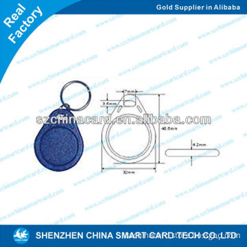 Cheap ABS Contactless RFID Tag 125KHz With Metal Ring